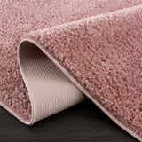 Judy Pink Plush Washable Area Rug - Clearance - Ornate Home