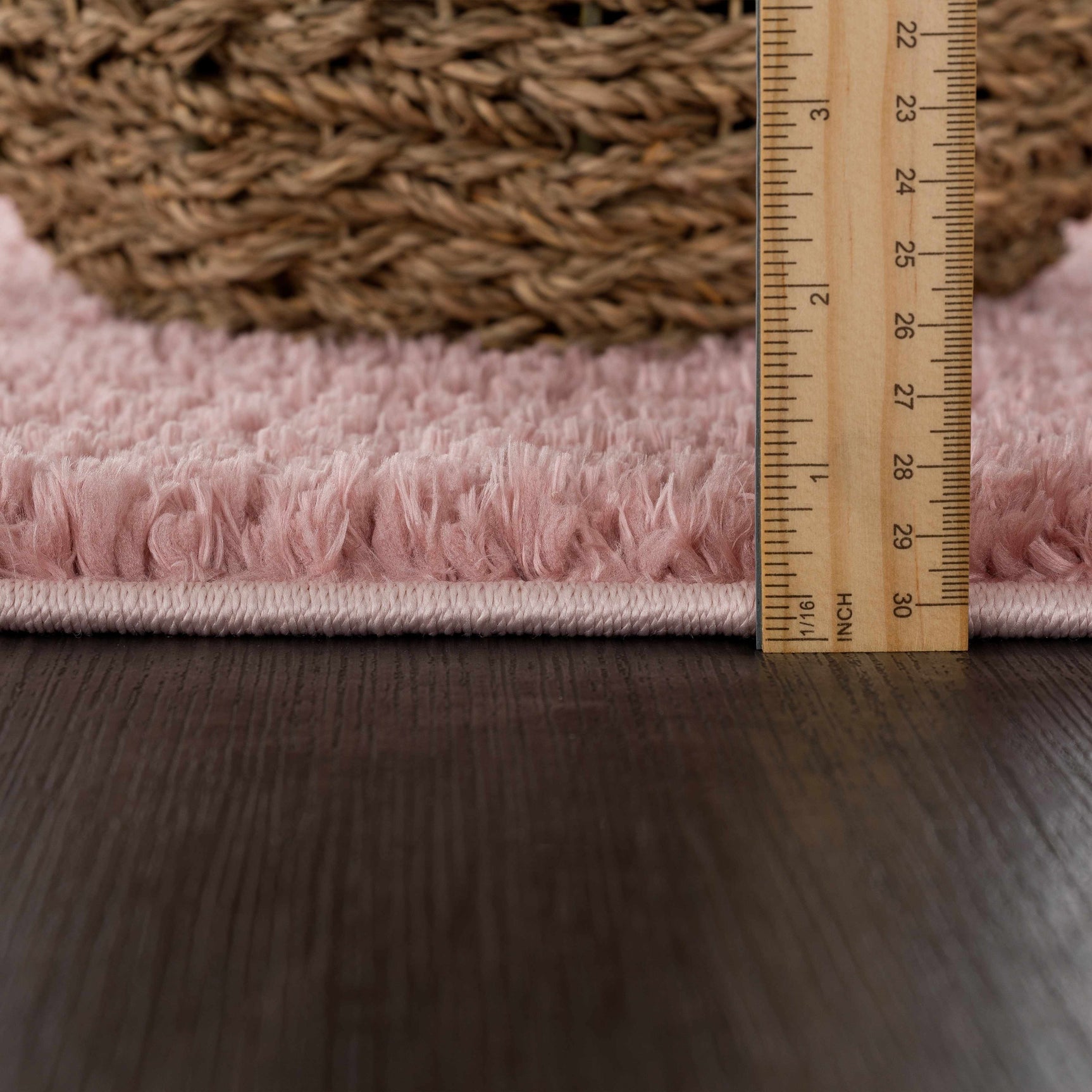 Judy Pink Plush Washable Area Rug - Clearance - Ornate Home