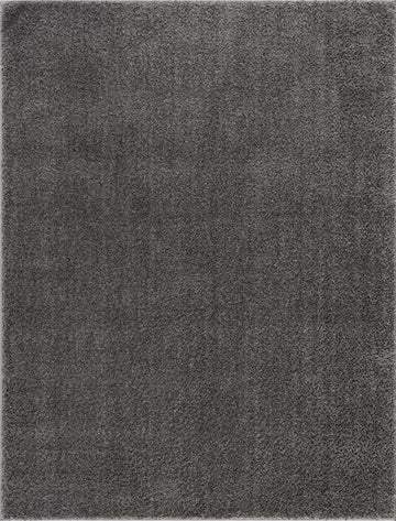 Judy Solid Dark Gray Washable Shag Rug - Clearance - Ornate Home