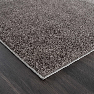 Judy Solid Dark Gray Washable Shag Rug - Clearance - Ornate Home