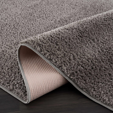 Judy Solid Dark Gray Washable Shag Rug - Clearance - Ornate Home