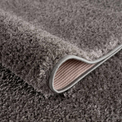 Judy Solid Dark Gray Washable Shag Rug - Clearance - Ornate Home