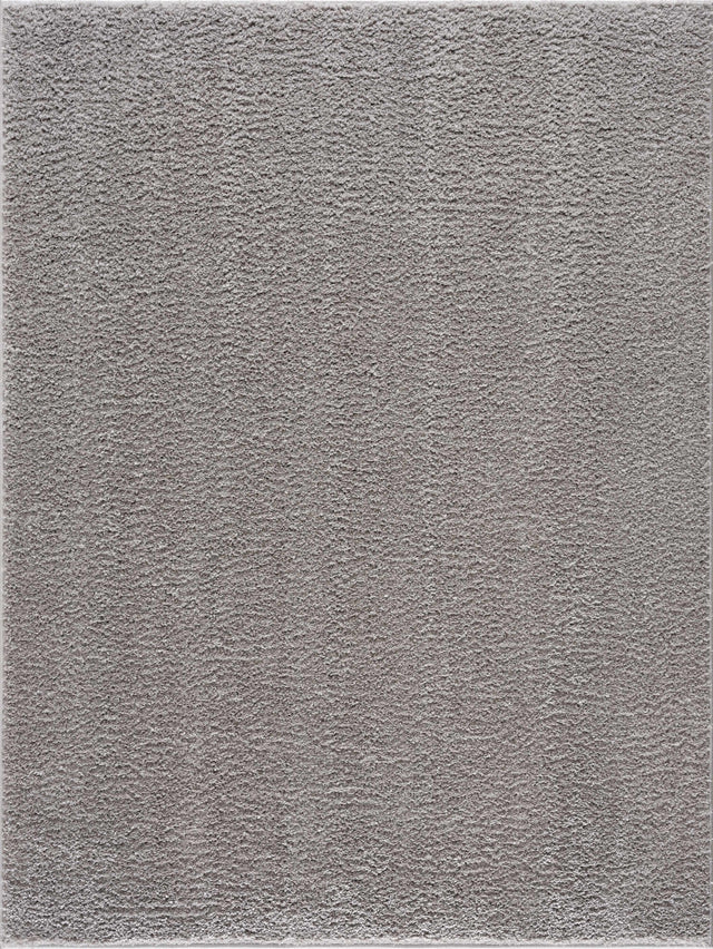 Judy Solid Gray Washable Shag Rug - Clearance - Ornate Home