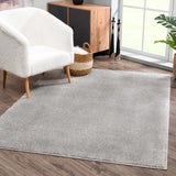 Judy Solid Gray Washable Shag Rug - Clearance - Ornate Home