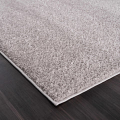 Judy Solid Gray Washable Shag Rug - Clearance - Ornate Home