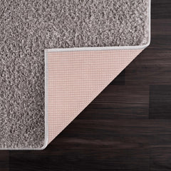 Judy Solid Gray Washable Shag Rug - Clearance - Ornate Home