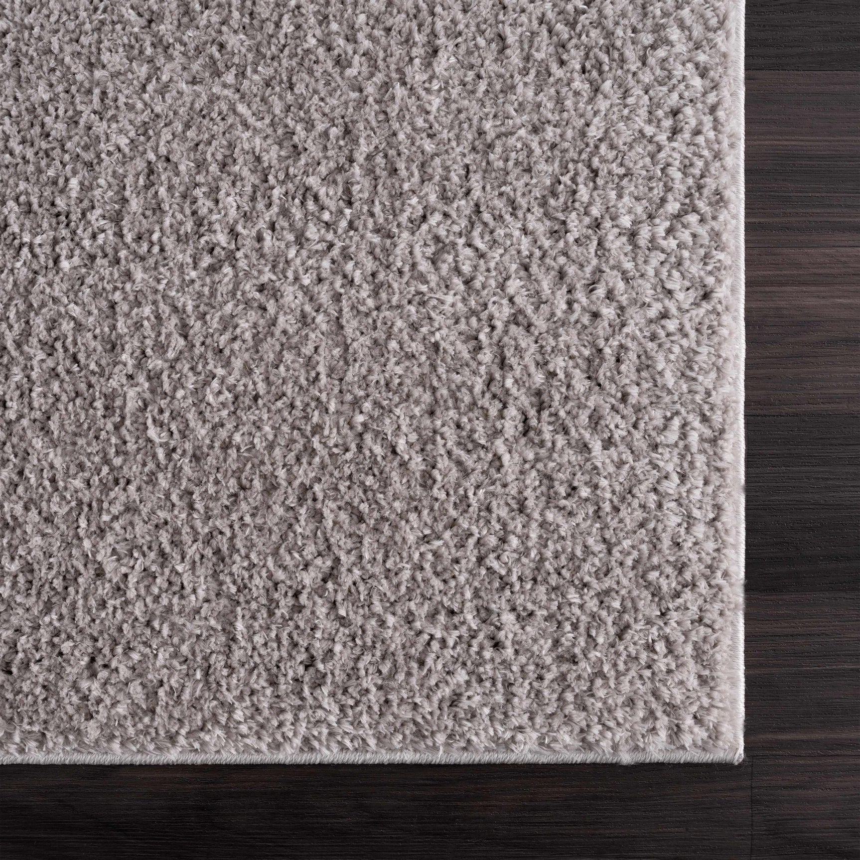 Judy Solid Gray Washable Shag Rug - Clearance - Ornate Home