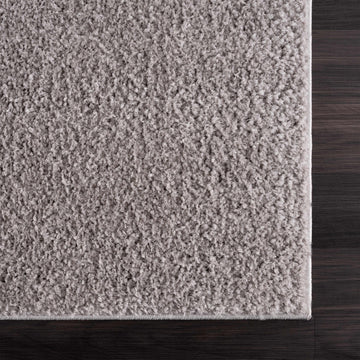 Judy Solid Gray Washable Shag Rug - Clearance - Ornate Home