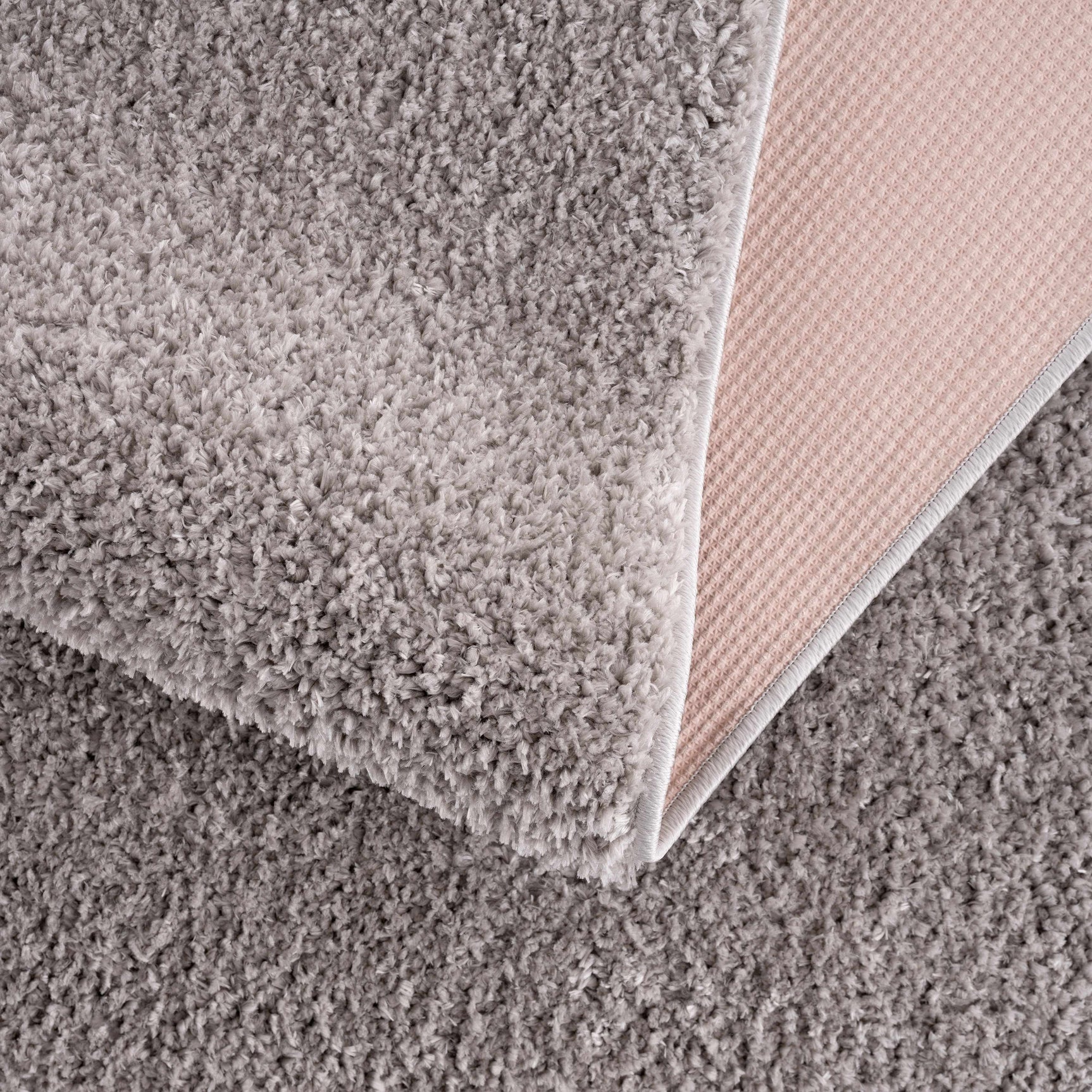 Judy Solid Gray Washable Shag Rug - Clearance - Ornate Home