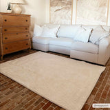 Judy White Washable Area Rug - Clearance - Ornate Home