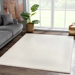 Judy White Washable Area Rug - Clearance - Ornate Home