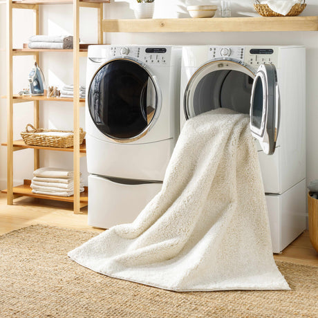 Judy White Washable Area Rug - Ornate Home