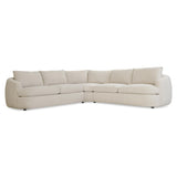 Jules Beige/Tan Fabric 3-Piece Sectional Sofa - Ornate Home