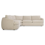 Jules Beige/Tan Fabric 3-Piece Sectional Sofa - Ornate Home