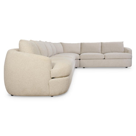 Jules Beige/Tan Fabric Modular Sectional - Ornate Home