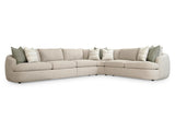 Jules Beige/Tan Fabric Sectional Sofa - Ornate Home