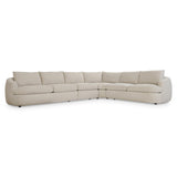 Jules Beige/Tan Fabric Sectional Sofa - Ornate Home