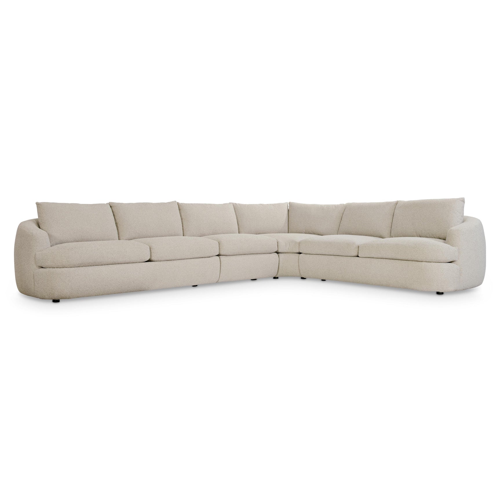 Jules Beige/Tan Fabric Sectional Sofa - Ornate Home
