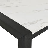 Jules Gray/Black Faux Marble Top Dining Set - Ornate Home
