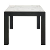 Jules Gray/Black Faux Marble Top Dining Set - Ornate Home