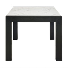 Jules Gray/Black Faux Marble Top Dining Set - Ornate Home