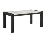 Jules Gray/Black Faux Marble Top Dining Set - Ornate Home