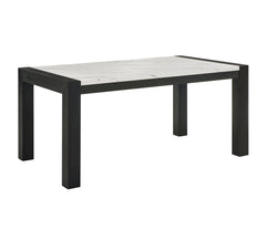 Jules Gray/Black Faux Marble Top Dining Set - Ornate Home