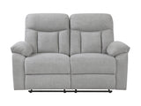 Jules Gray Double Reclining Loveseat - Ornate Home