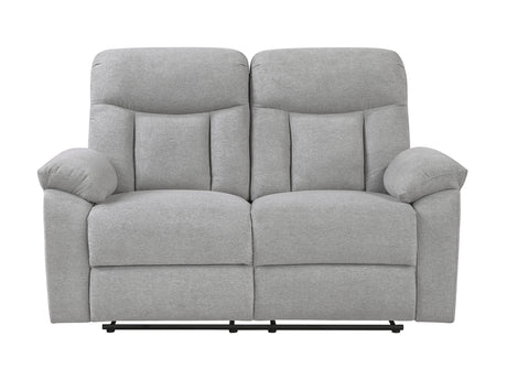 Jules Gray Double Reclining Loveseat - Ornate Home