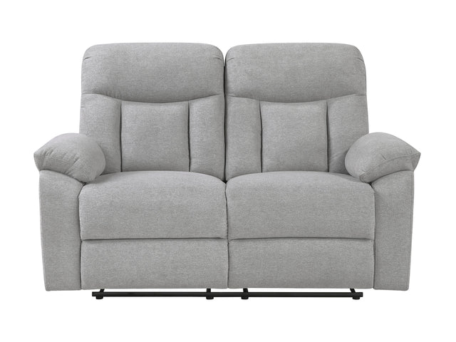 Jules Gray Double Reclining Loveseat - Ornate Home
