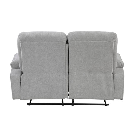 Jules Gray Double Reclining Loveseat - Ornate Home