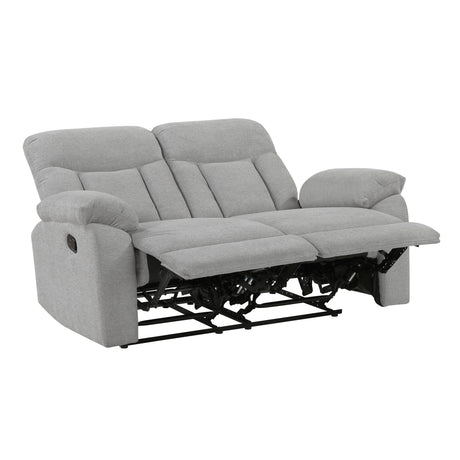 Jules Gray Double Reclining Loveseat - Ornate Home