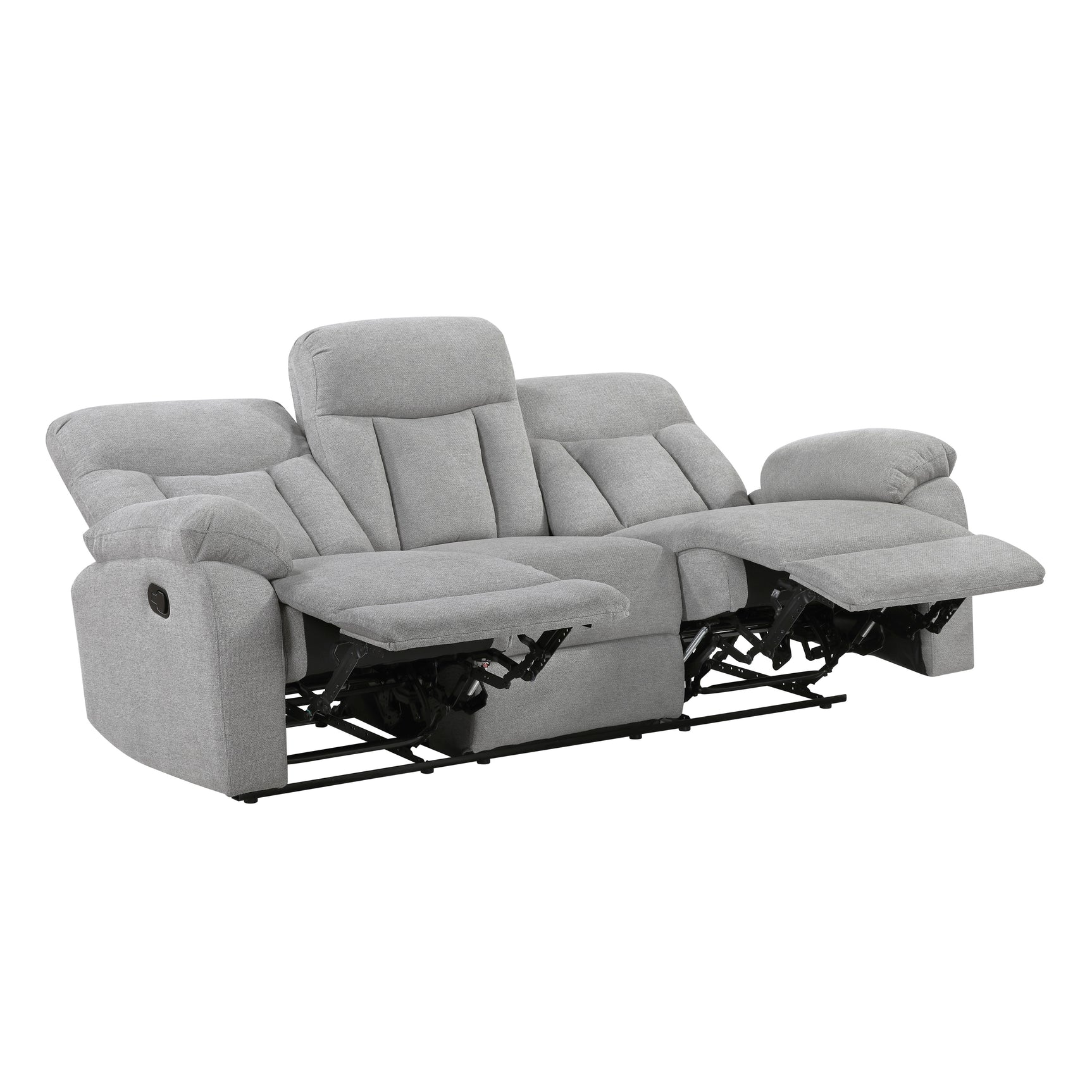 Jules Gray Double Reclining Sofa - Ornate Home
