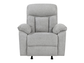 Jules Gray Rocker Reclining Chair - Ornate Home