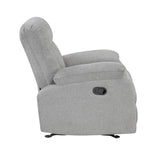 Jules Gray Rocker Reclining Chair - Ornate Home