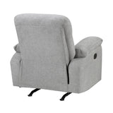 Jules Gray Rocker Reclining Chair - Ornate Home