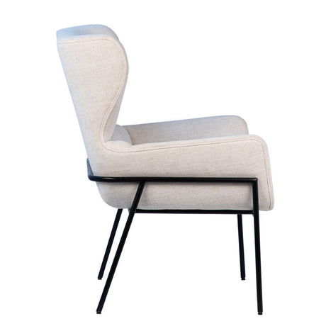 Jules Ivory Occasional Chair - Ornate Home