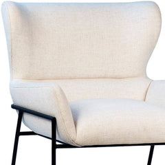 Jules Ivory Occasional Chair - Ornate Home