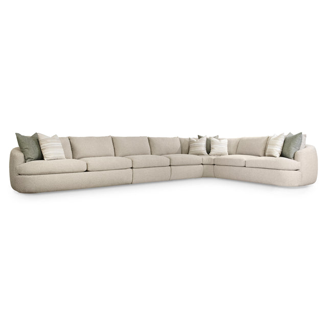 Jules Ivory Sectional - Ornate Home