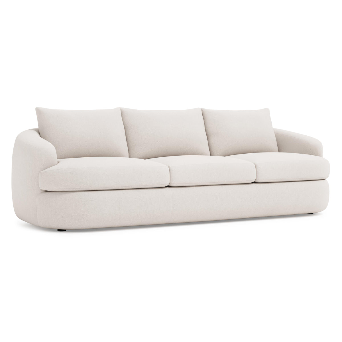 Jules Ivory Sofa Without Pillows - Ornate Home