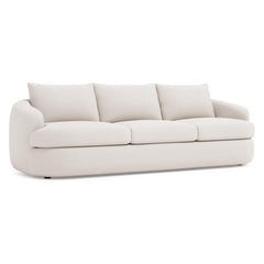 Jules Ivory Sofa Without Pillows - Ornate Home