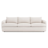 Jules Ivory Sofa Without Pillows - Ornate Home