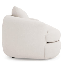 Jules Ivory Sofa Without Pillows - Ornate Home