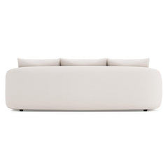 Jules Ivory Sofa Without Pillows - Ornate Home
