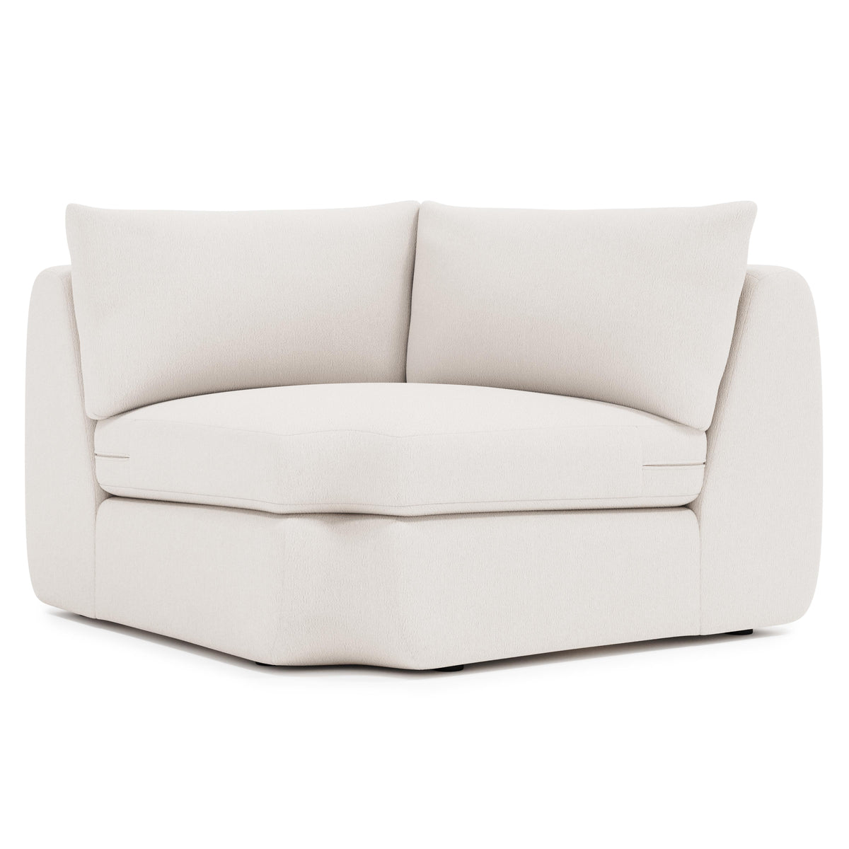 Jules Ivory Wedge Without Pillows - Ornate Home