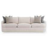 Jules White/Cream Fabric Sofa - Ornate Home
