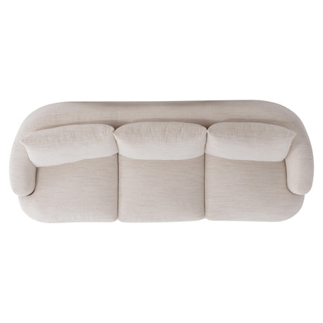 Jules White/Cream Fabric Sofa - Ornate Home