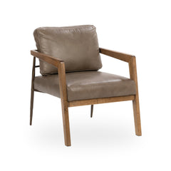 Julia Truffle Brown Accent Chair - Ornate Home