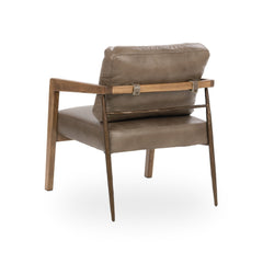 Julia Truffle Brown Accent Chair - Ornate Home