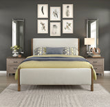 Julian Beige Eastern King Platform Bed - Ornate Home